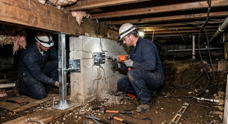 Crawl Space Leveling