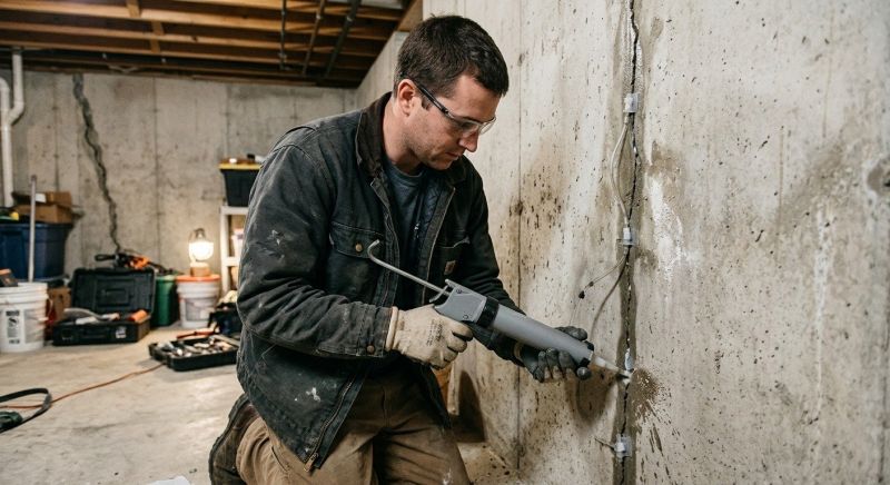 Basement Crack Repair in Methuen, MA