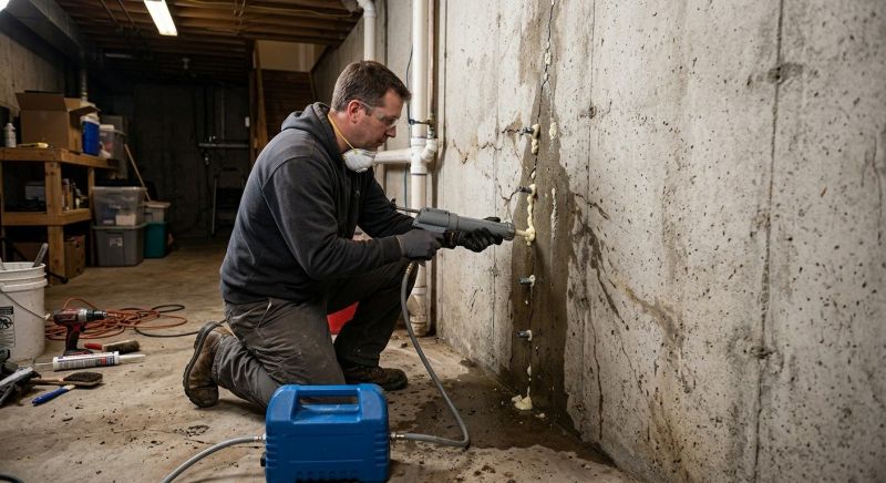 Basement Foundation Repair in Beverly, MA