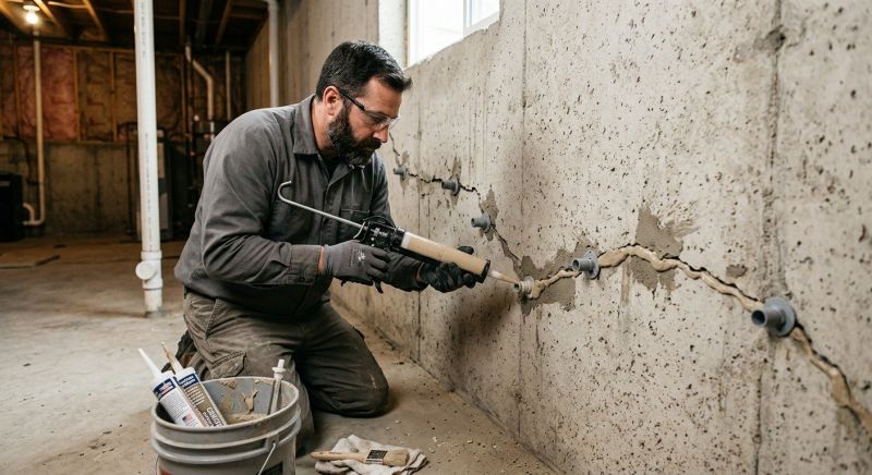 Basement Foundation Repair in Lincoln, MA