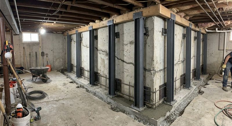Basement Underpinning in Methuen, MA