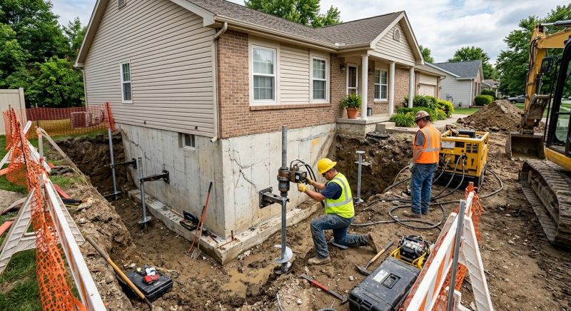Building Foundation Repair in Beverly, MA
