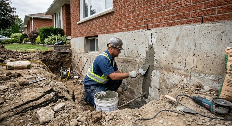 Building Foundation Repair in Chelmsford, MA