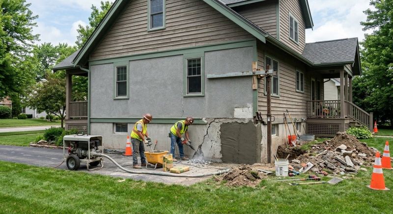 Building Foundation Repair in Manchester, NH