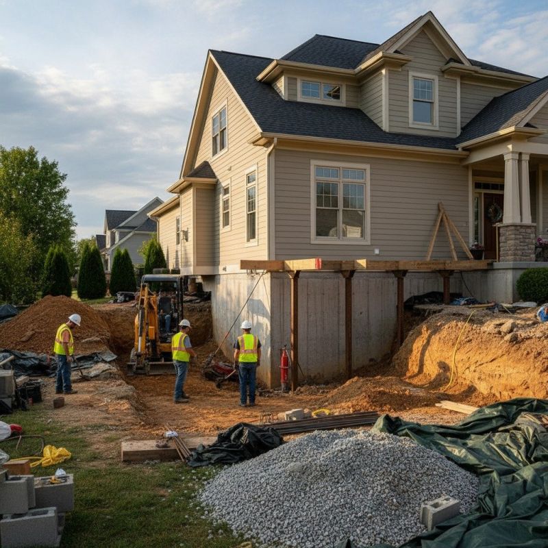 Building Foundation Repair in Reading, MA