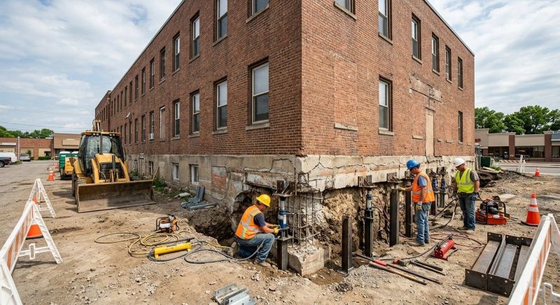 Commercial Foundation Repair in Methuen, MA