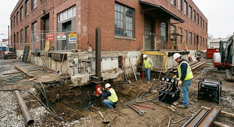 Commercial Foundation Repair in Methuen, MA