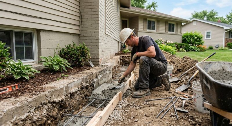Concrete Foundation Repair in Middleton, MA
