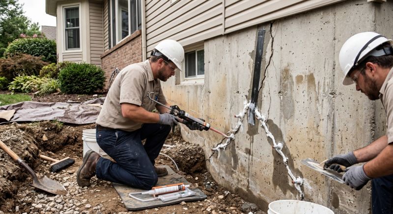 Cracked Foundation Repair in Cambridge, MA