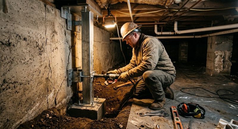 Crawlspace Foundation Repair in Dunstable, MA