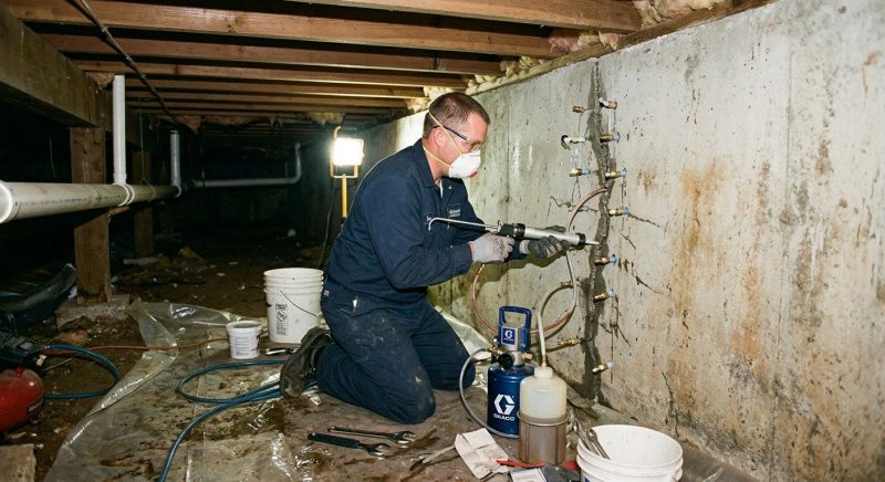 Crawlspace Foundation Repair in Lincoln, MA