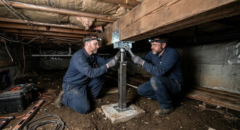 Crawlspace Foundation Repair in Middlesex County, MA