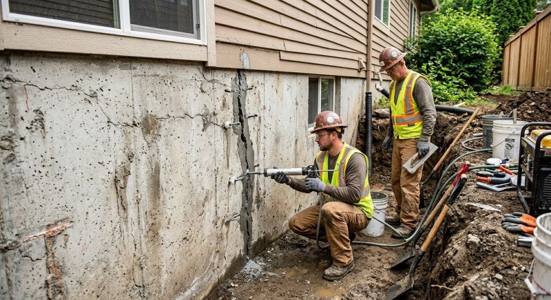 Foundation Cracks Repair in Methuen, MA