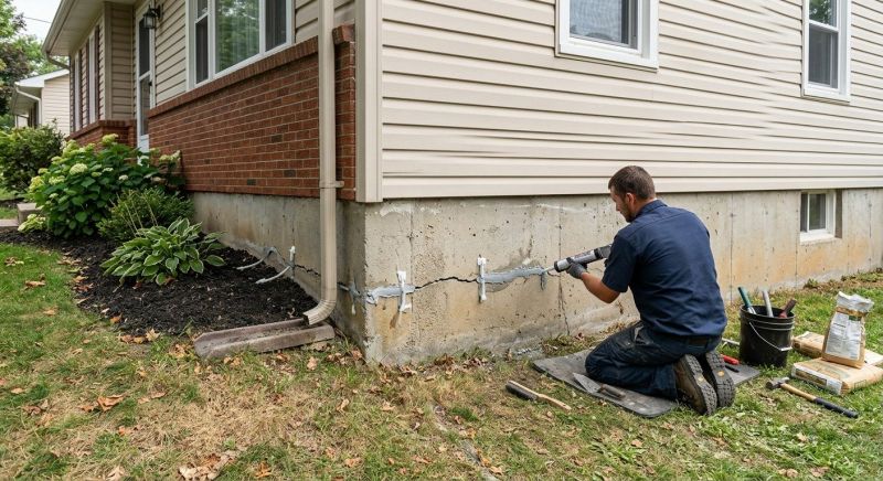 Foundation Cracks Repair in Methuen, MA