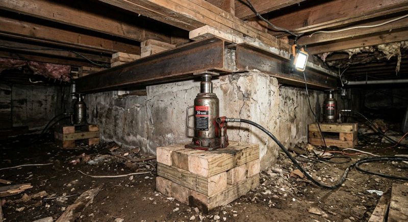 Foundation Jacking in Cambridge, MA