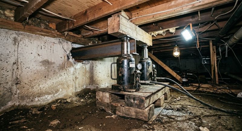 Foundation Jacking in Concord, MA