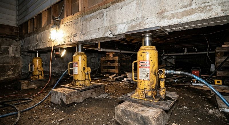 Foundation Jacking in Lawrence, MA