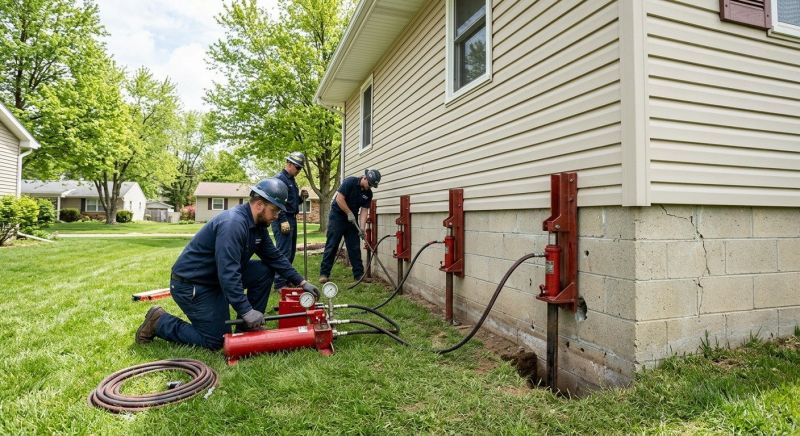 Foundation Jacking in Lawrence, MA