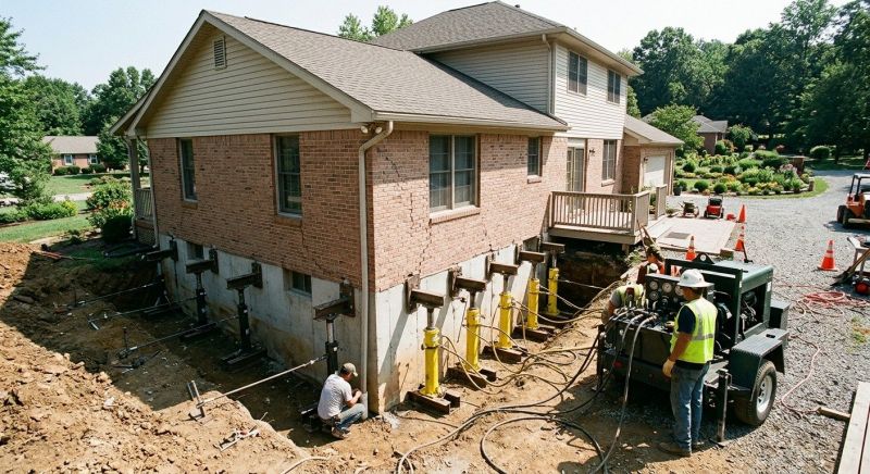 Foundation Jacking in Melrose, MA