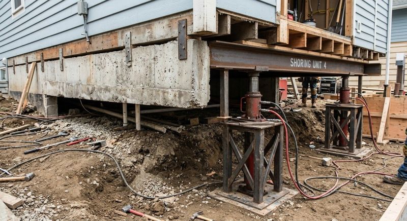 Foundation Jacking in Newbury, MA