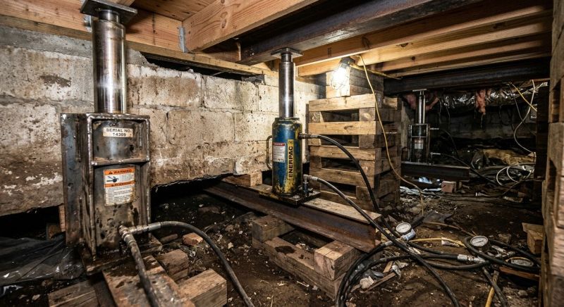 Foundation Jacking in North Andover, MA