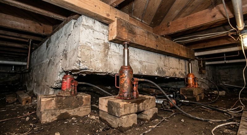 Foundation Jacking in North Andover, MA