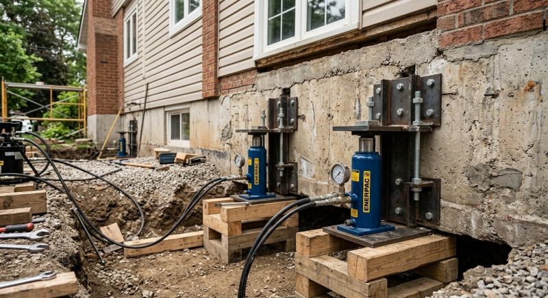Foundation Jacking in Revere, MA