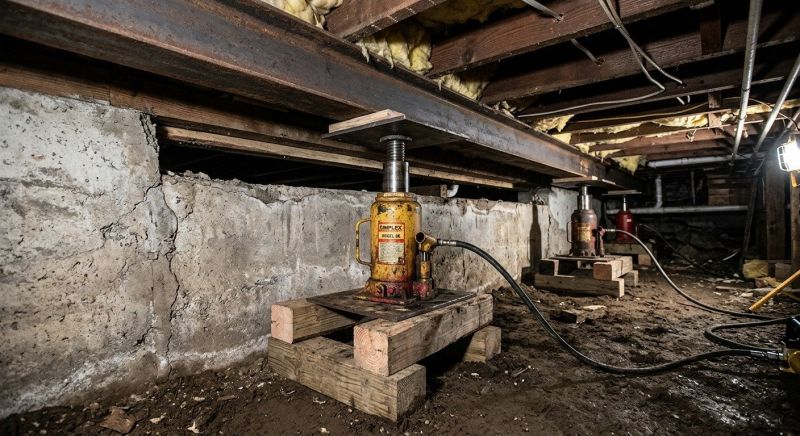 Foundation Jacking in Seabrook, NH