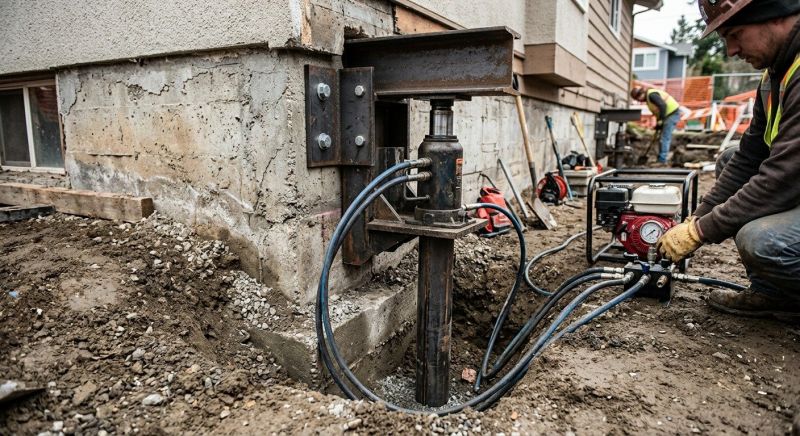 Foundation Lifting in Auburn, NH