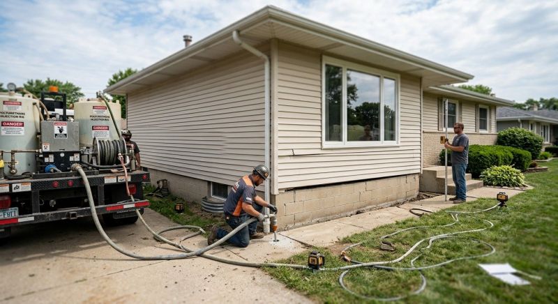 Foundation Lifting in Exeter, NH
