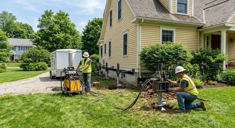 Foundation Lifting in Haverhill, MA