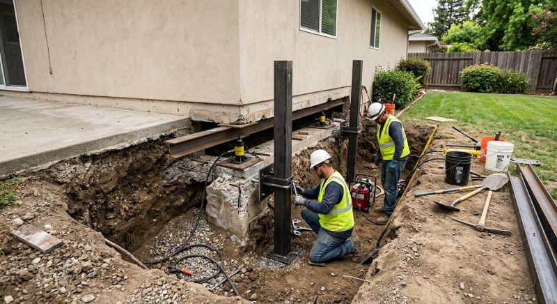 Foundation Pier Repair in Methuen, MA