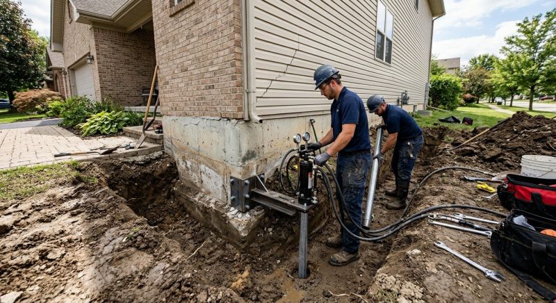Foundation Settlement Repair in Methuen, MA