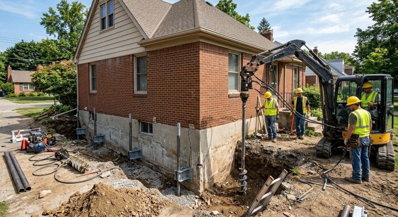 Foundation Stabilizing in Acton, MA