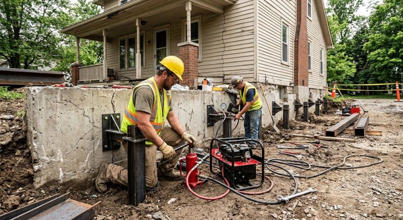 Foundation Stabilizing in Ipswich, MA
