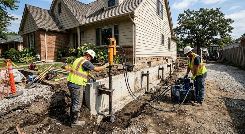 Foundation Stabilizing in Methuen, MA