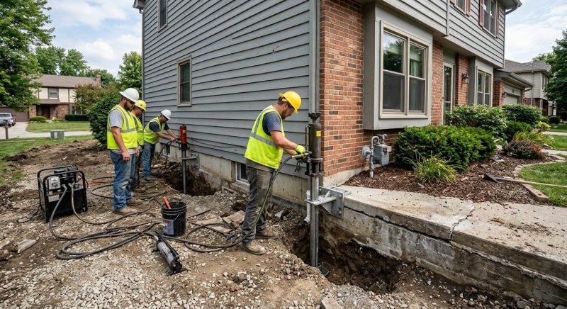 Foundation Stabilizing in Tewksbury, MA