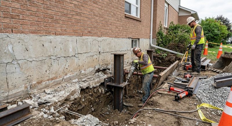Foundation Structural Repair in Dunstable, MA