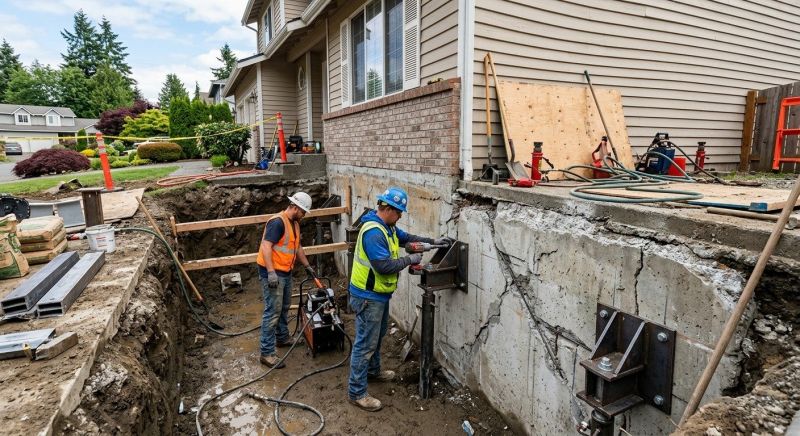 Foundation Structural Repair in Lowell, MA