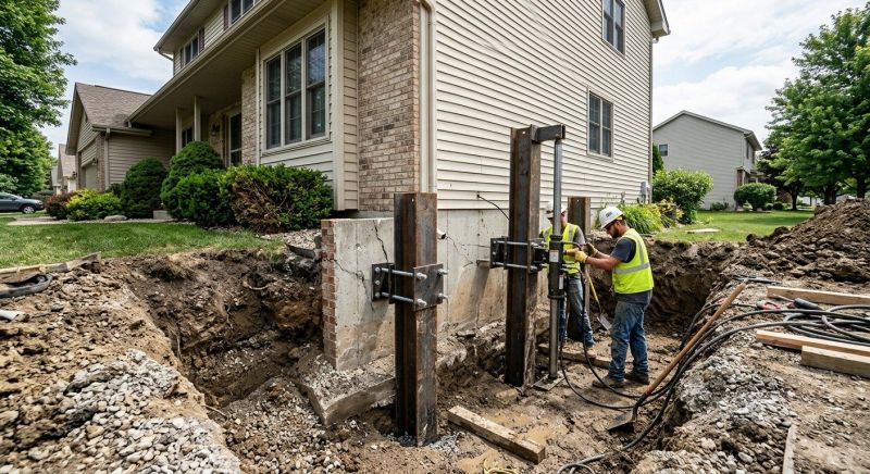 Foundation Underpinning in Methuen, MA