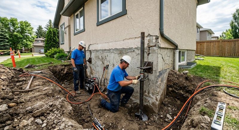 Helical Piers Installation in Methuen, MA