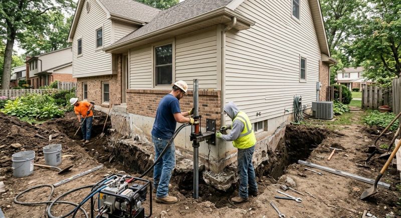 Home Foundation Repair in Andover, MA