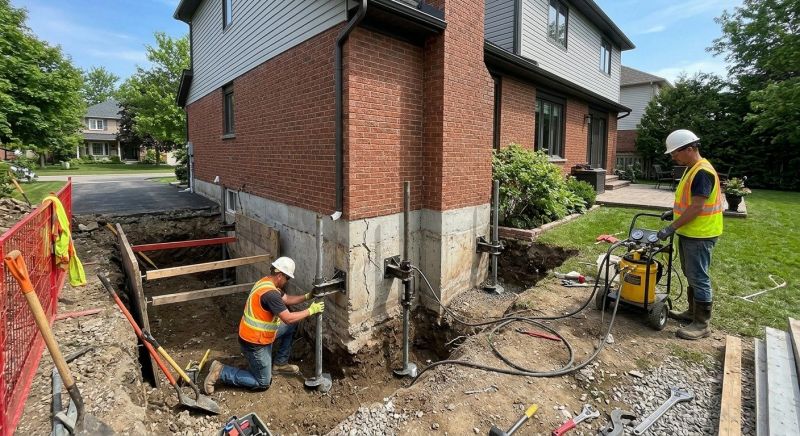 House Underpinning in Methuen, MA