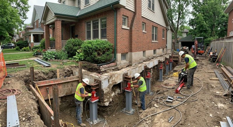 House Underpinning in Methuen, MA
