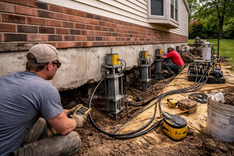 Settling Foundation Service in Rowley, MA