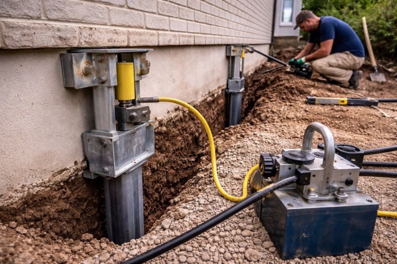 Sinking Foundation Repair in Ipswich, MA