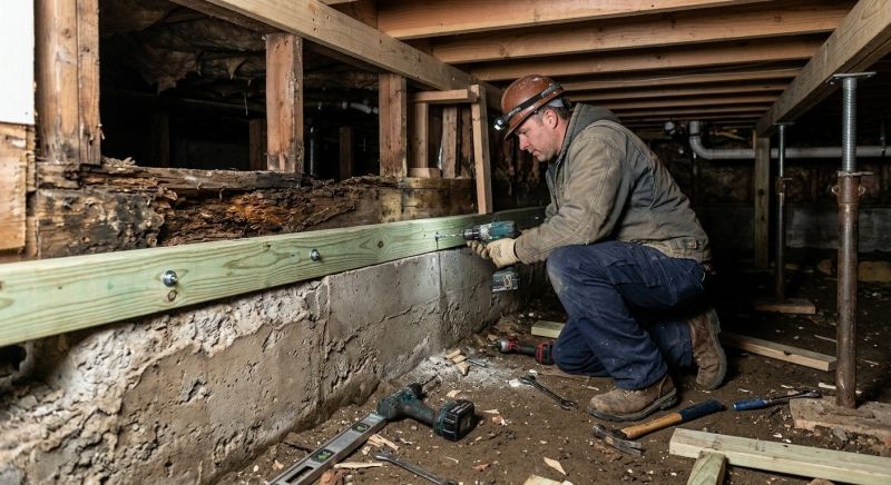 Sinking Foundation Repair in Wakefield, MA