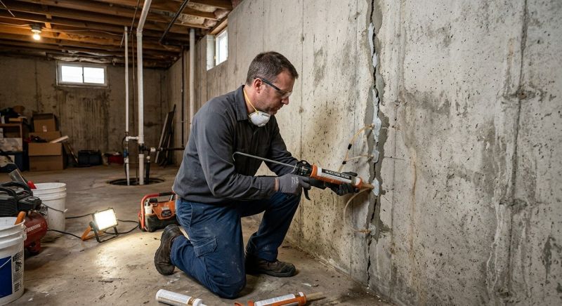 Structural Crack Repair in Methuen, MA