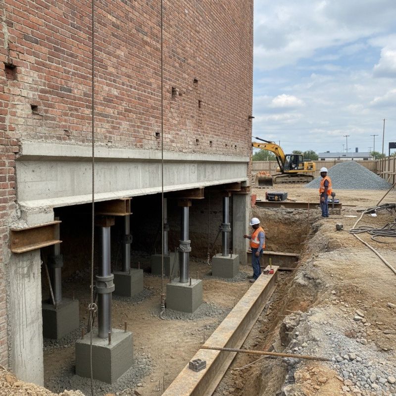 Structural Underpinning in Methuen, MA