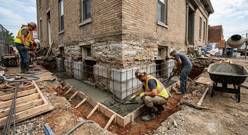 Underpinning Repair in Methuen, MA